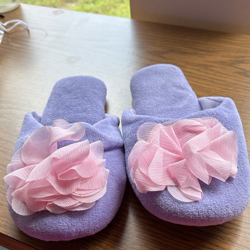 Avon Purple and Pink Women's Slippers
